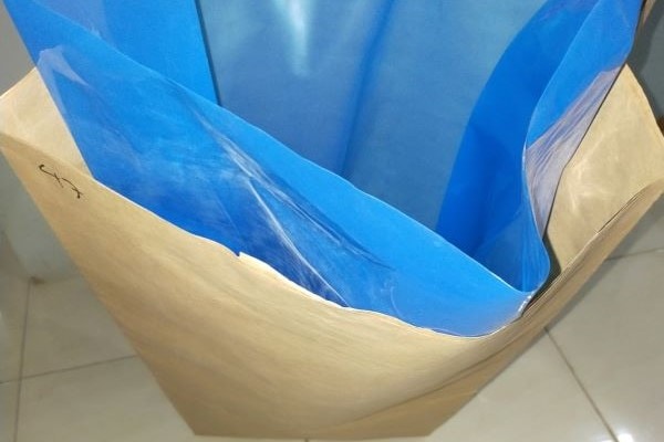 Karung Kertas tipe jahit dengan spesifikasi multi wall kraft paper sack