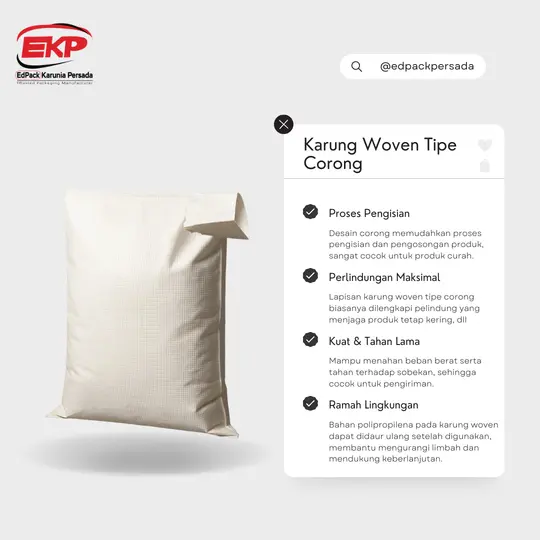 Valve Woven Bag - PT Edpack Karunia Persada