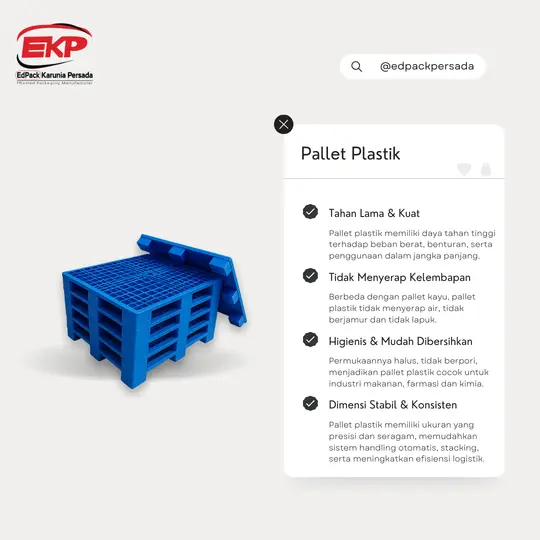 Pallet Plastik - Pallet Plastic Edpack Karunia Persada
