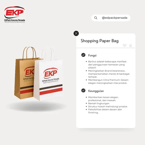Shopping Paper Bag - PT Edpack Karunia Persada