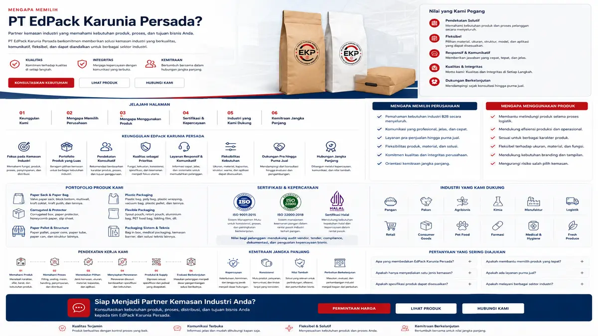 Mengapa memilih EdPack Karunia Persada