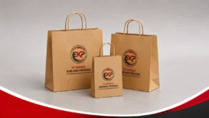 Brown Kraft Shopping Bag – Tas Belanja – Kantong Kertas Kraft Coklat
