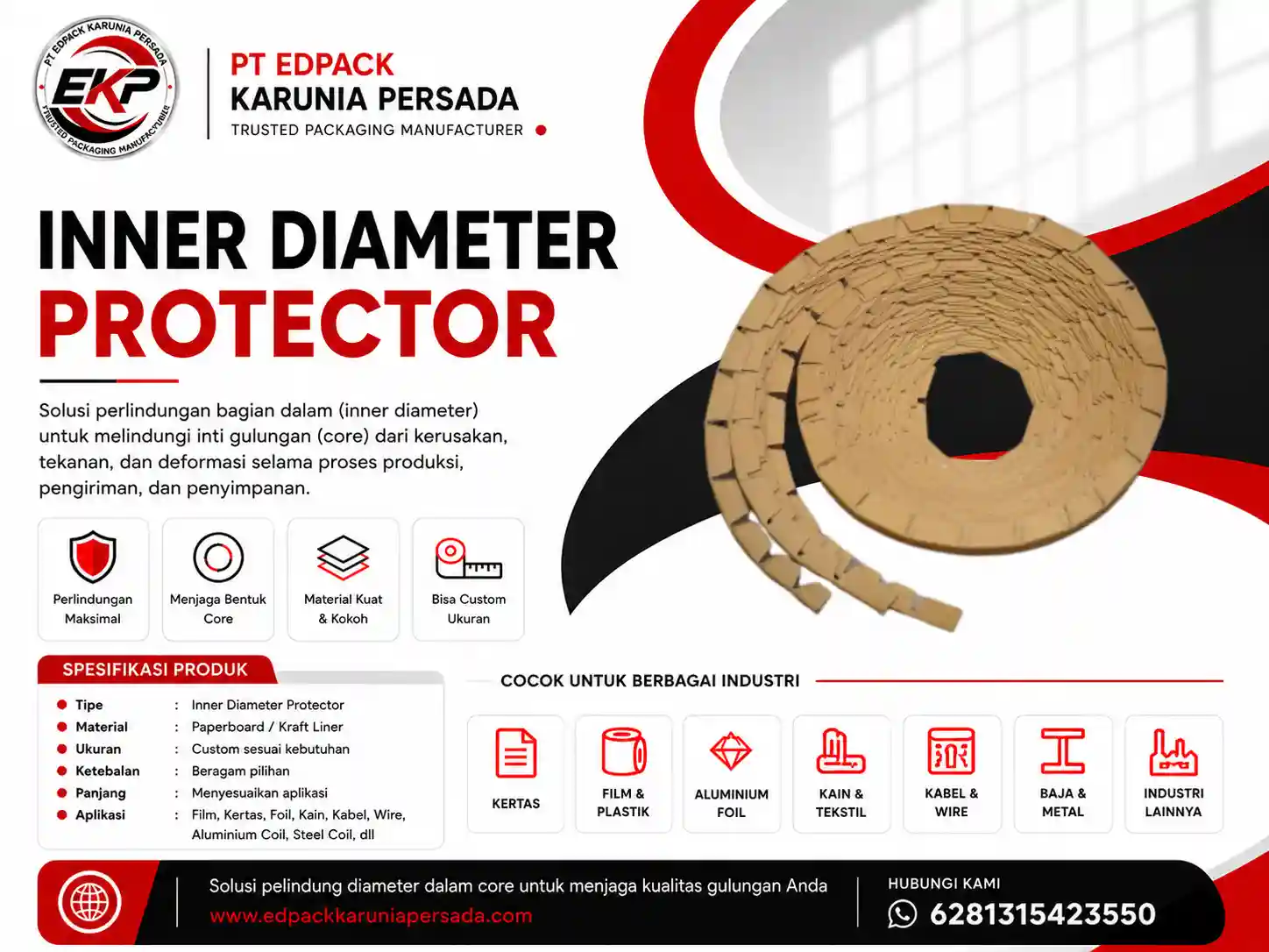 Paper Inner Diameter Protector – Inside Diameter Protector