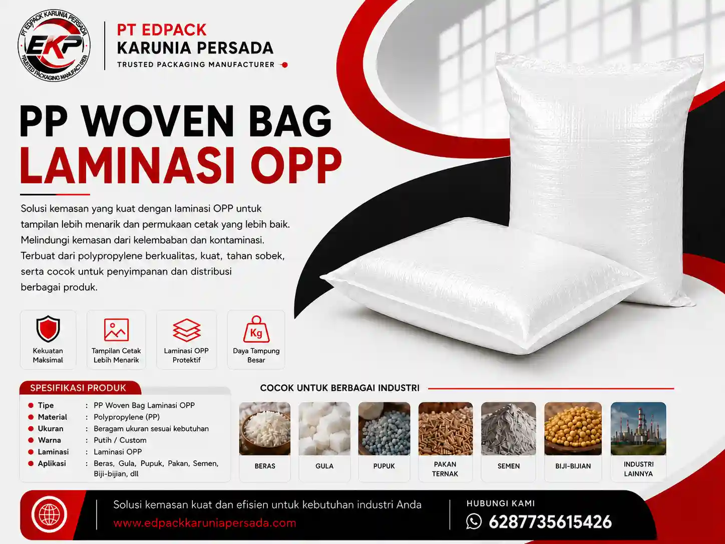 PP Woven Bag Laminasi OPP - gambar 4