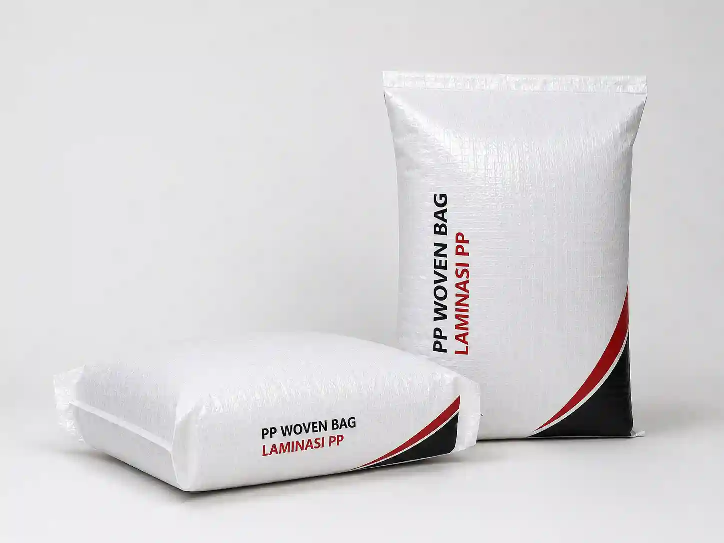 PP Woven Bag Laminasi PP - PP Laminated Woven Bag 8 Konfigurasi satu atau dua sisi PP lamination