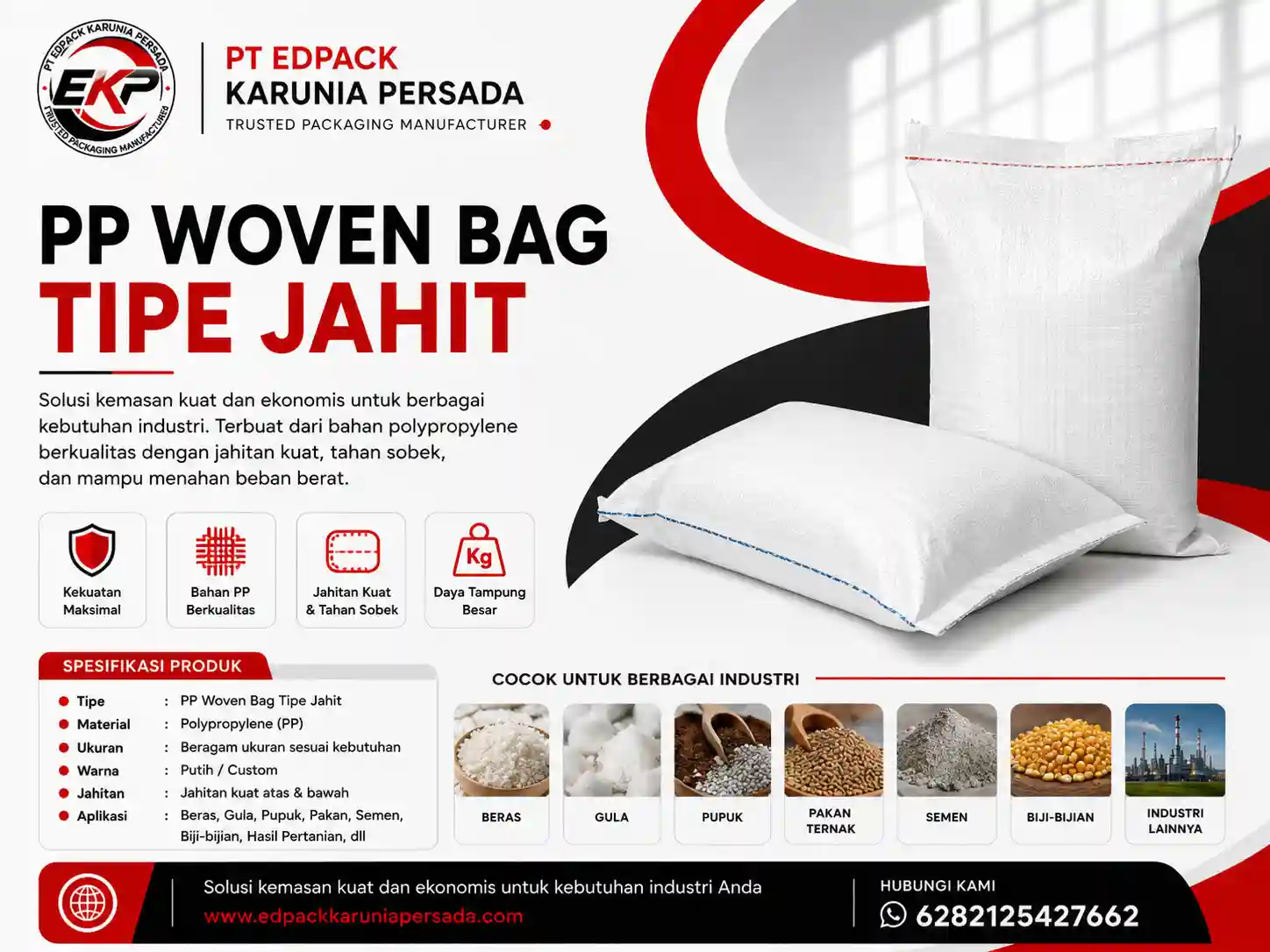PP Woven Bag Tipe Jahit - gambar 4