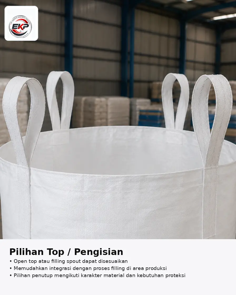 Pilihan pengisian Circular Jumbo Bag