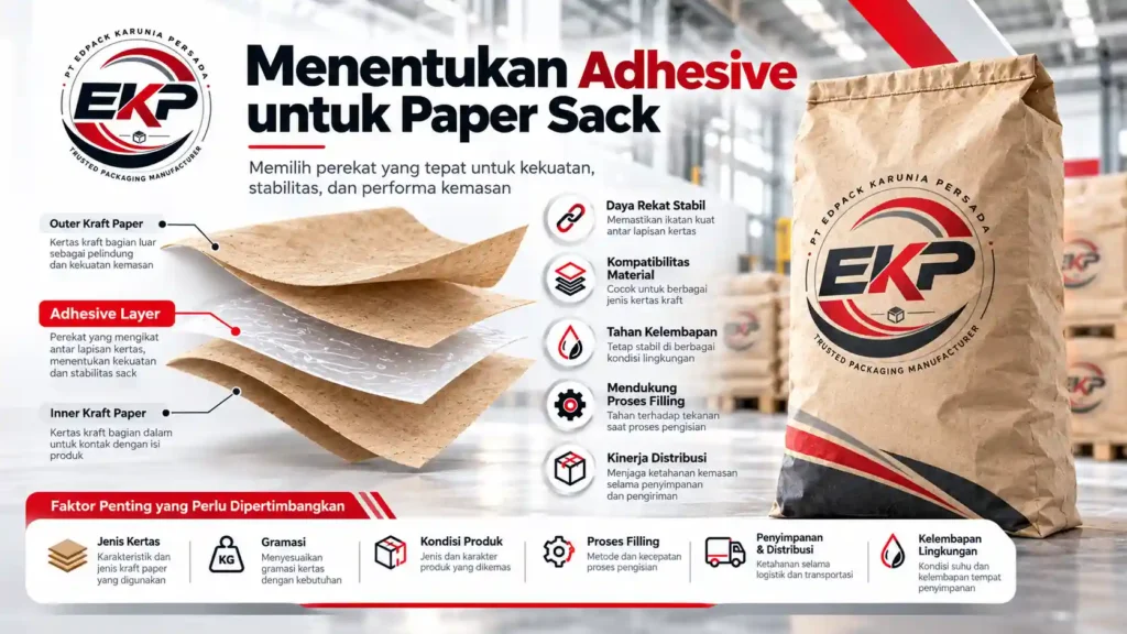 Adhesive untuk paper sack - Edpack Karunia Persada