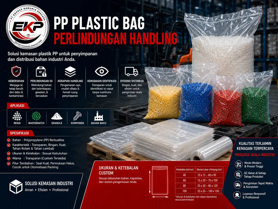 Kantong Plastik Industri - PT Edpack Karunia Persada