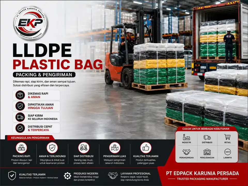 LLDPE Plastic Bag - Plastik bag LLDPE 10 Packing dan pengiriman LLDPE Plastic Bag