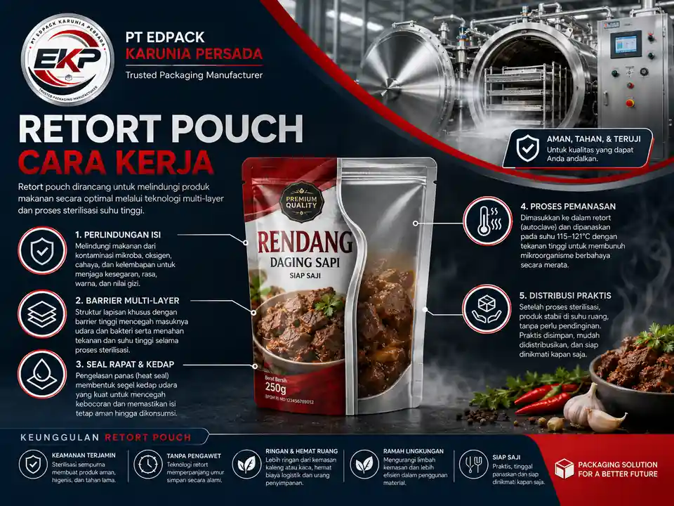 Flat Retort Pouch - PT Edpack Karunia Persada