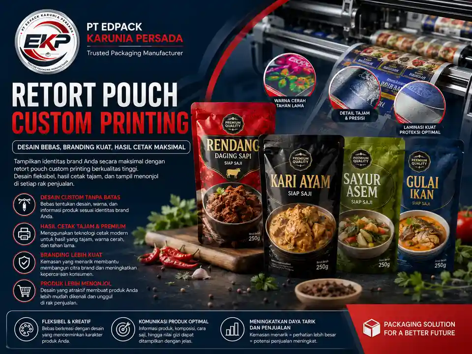 Flat Retort Pouch - PT Edpack Karunia Persada