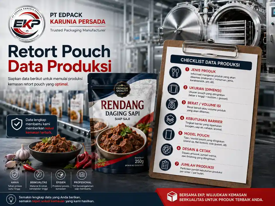 Flat Retort Pouch - PT Edpack Karunia Persada