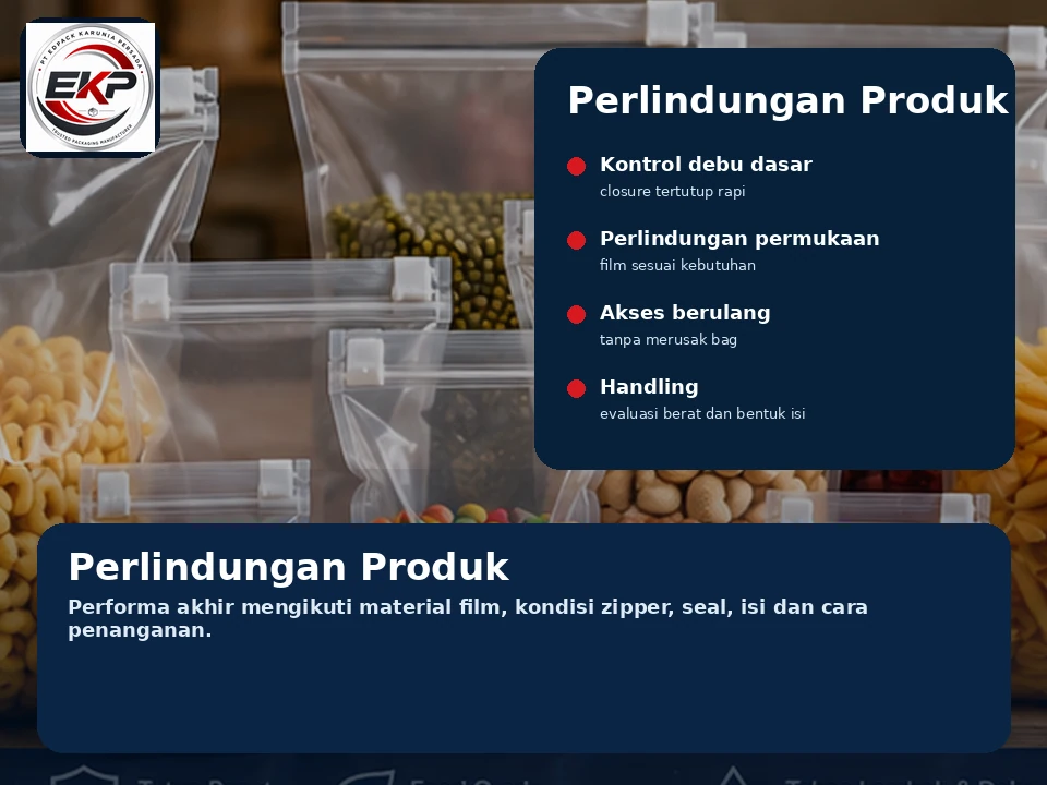 Slider Zipper Closure - PT Edpack Karunia Persada