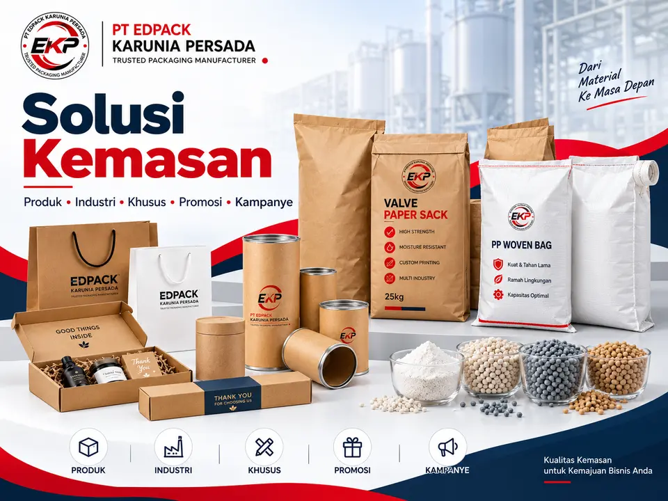 Solusi kemasan industri yang disesuaikan dengan kebutuhan produk dan distribusi