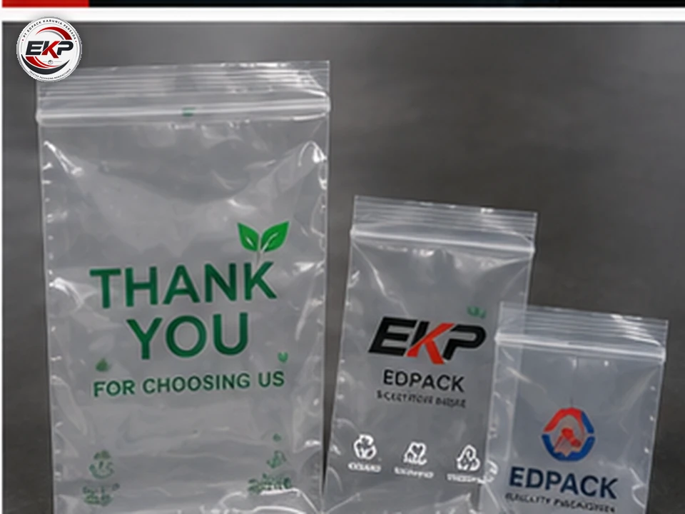 Zip Lock Plastic Bag - Kantong Plastik Klip (ziplock) 8 Pilihan cetak Zip Lock Plastic Bag