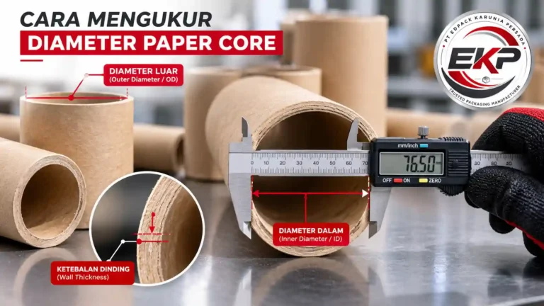 cara mengukur diameter paper core