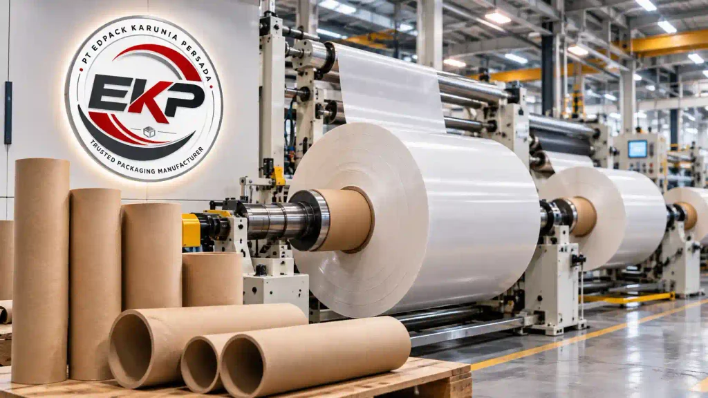 fungsi paper core winding rewinding material industri