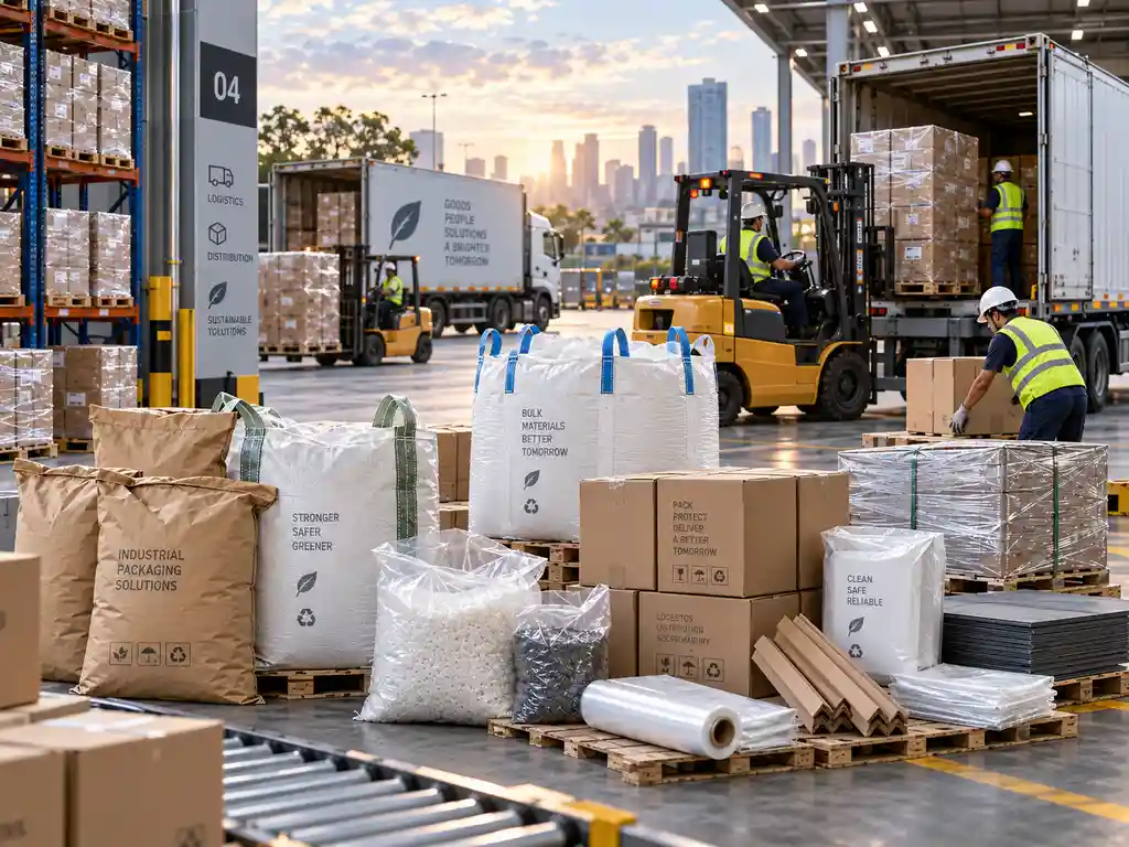 Handling pallet forklift dan distribusi barang di gudang