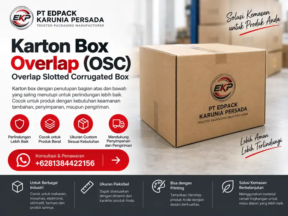 Karton Box Pengiriman - PT Edpack Karunia Persada