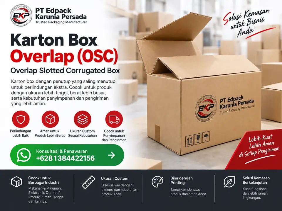 Produk terkait Karton Box Bergelombang - PT Edpack Karunia Persada
