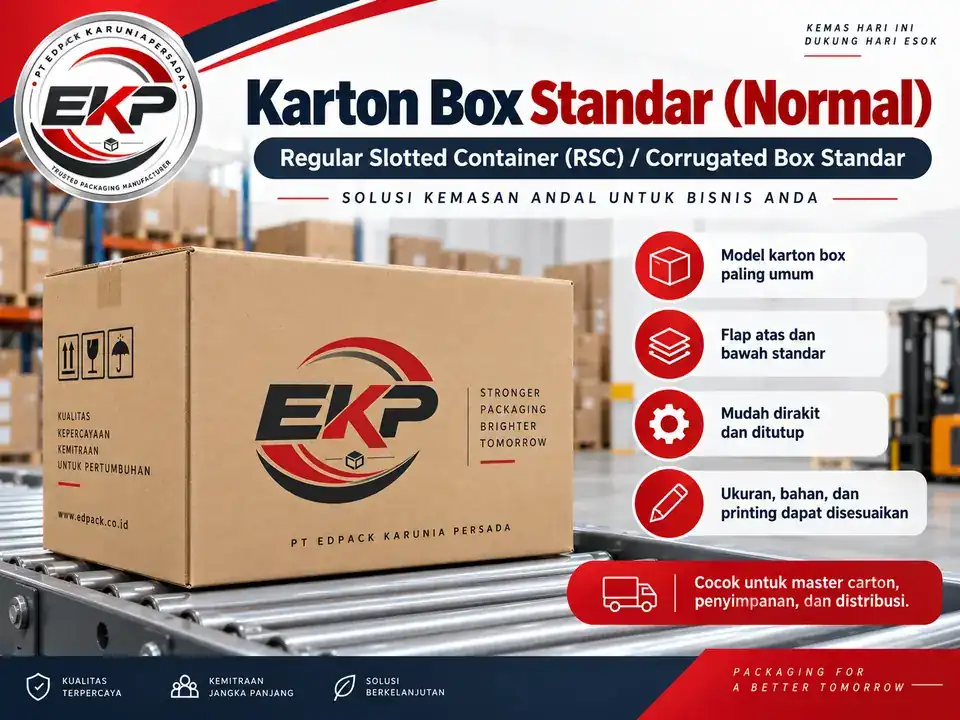 Visual terkait Karton Box Bergelombang - PT Edpack Karunia Persada