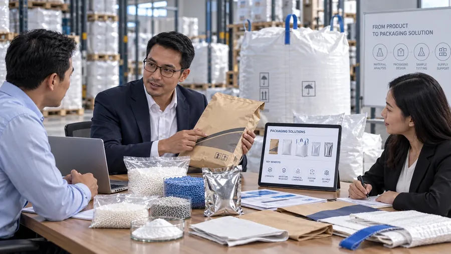 Konsultasi spesifikasi Kemasan Industri Kimia bersama tim EdPack