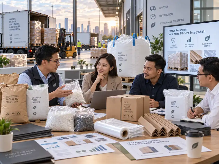 Konsultasi kebutuhan kemasan logistik dan distribusi bersama tim EdPack