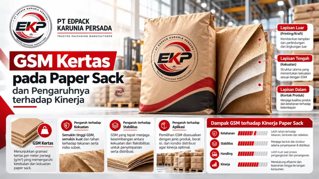 pengaruh gsm kertas pada paper sack - pengertian - ekp