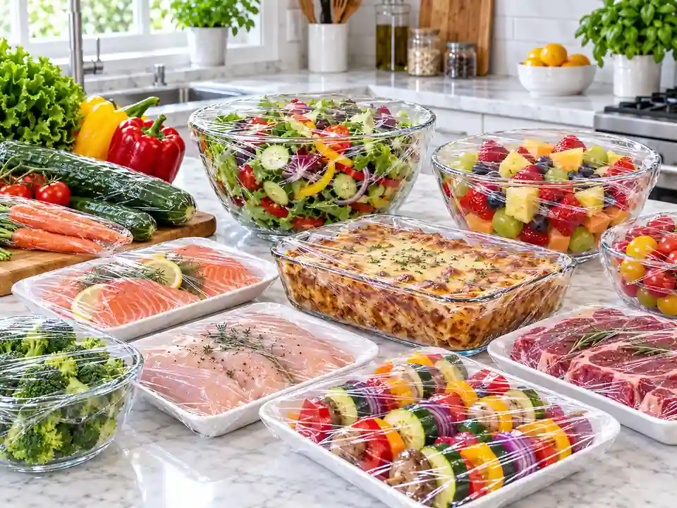 Plastic Cling Film - Plastik Cling untuk Makanan 8 Plastic Cling Film untuk bahan makanan segar