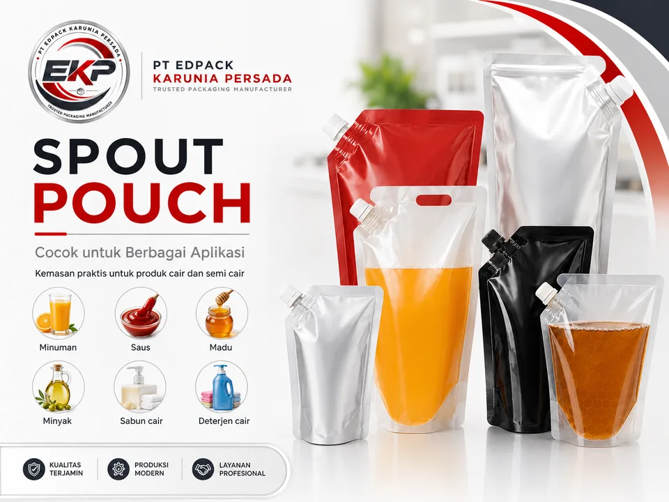 Spout Pouch - Pouch Corong 3 Aplikasi Spout Pouch untuk berbagai produk