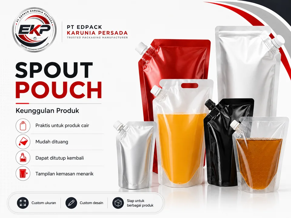Flat Spout Pouch - PT Edpack Karunia Persada