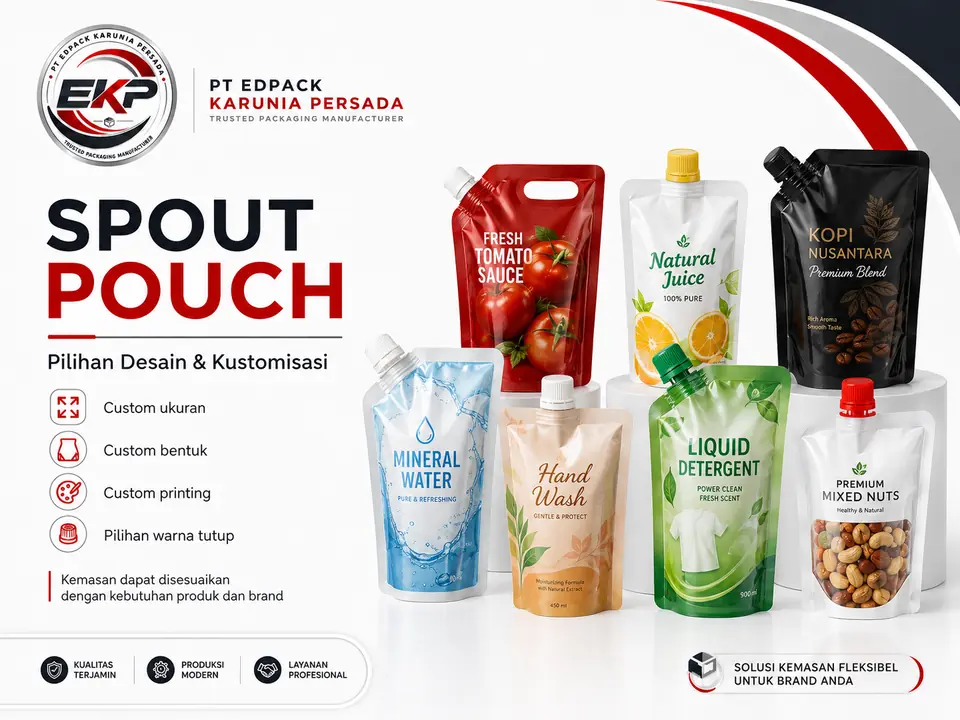 Flat Spout Pouch - PT Edpack Karunia Persada