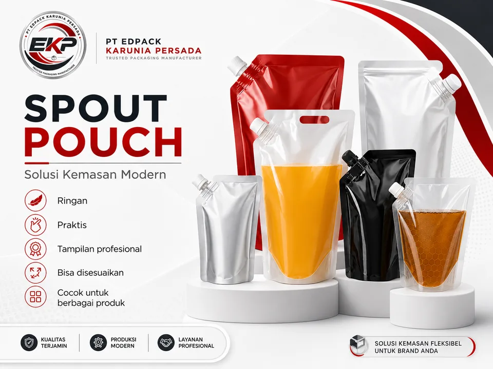 Flat Spout Pouch - PT Edpack Karunia Persada