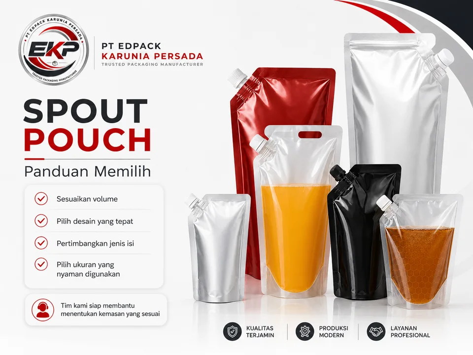 Flat Spout Pouch - PT Edpack Karunia Persada