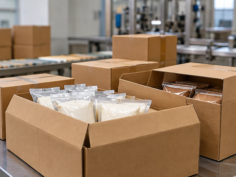 Corrugated Box dan Paper Can untuk tepung pati dan bahan pangan bubuk
