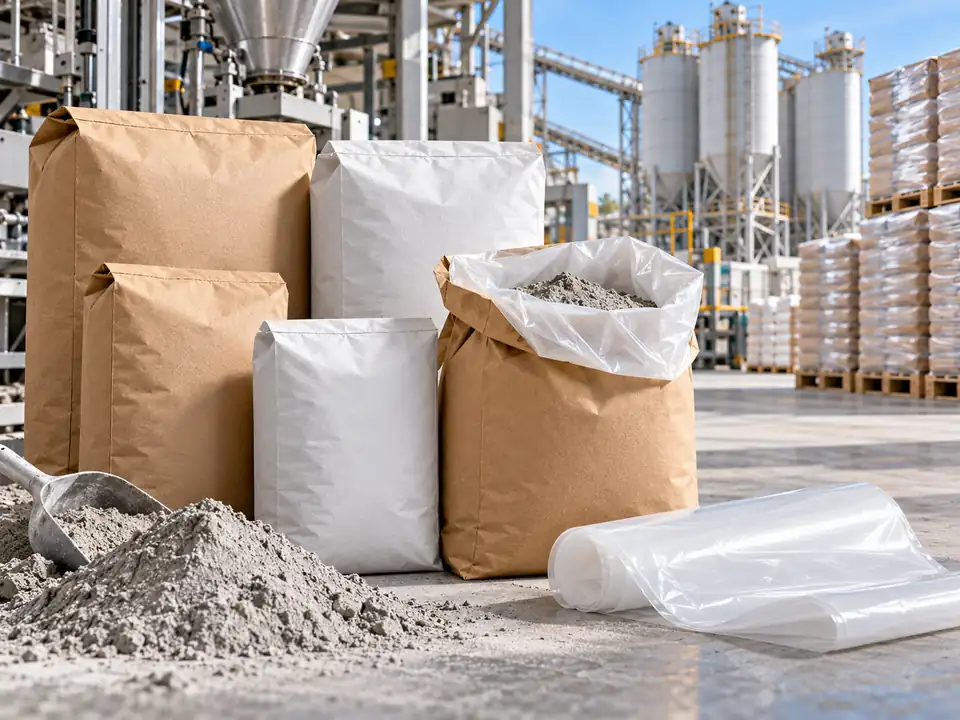 PE liner sebagai lapisan dalam kemasan semen mortar dan dry mix