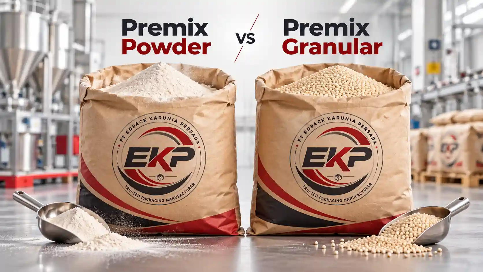 pengemasan premix powder vs premix granular