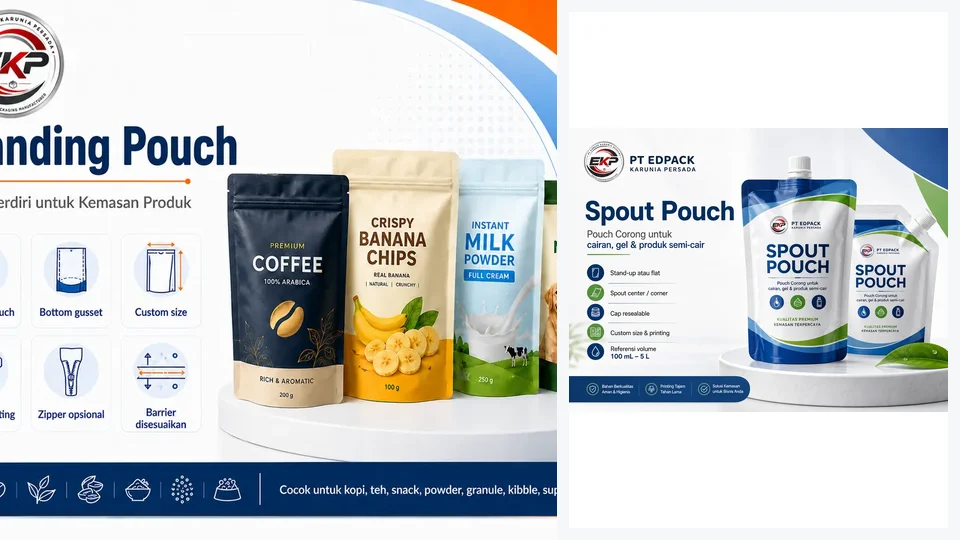 Pouch & Premade Packaging - beberapa produk perwakilan