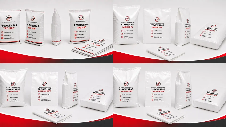 Woven Bag Polypropylene (PP) - beberapa produk perwakilan