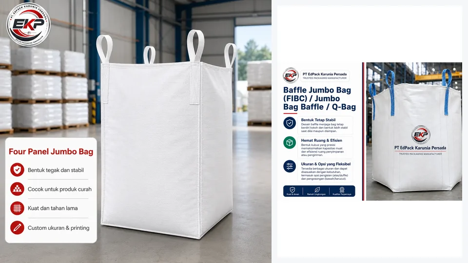 Konstruksi Body Jumbo Bag - beberapa produk perwakilan