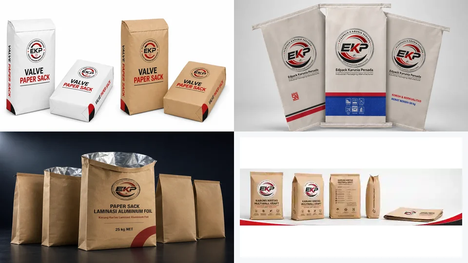 Paper Sack - beberapa produk perwakilan