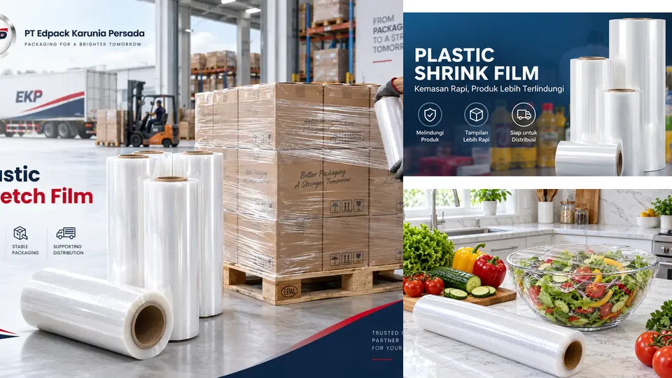 Plastic Wrapping - beberapa produk perwakilan