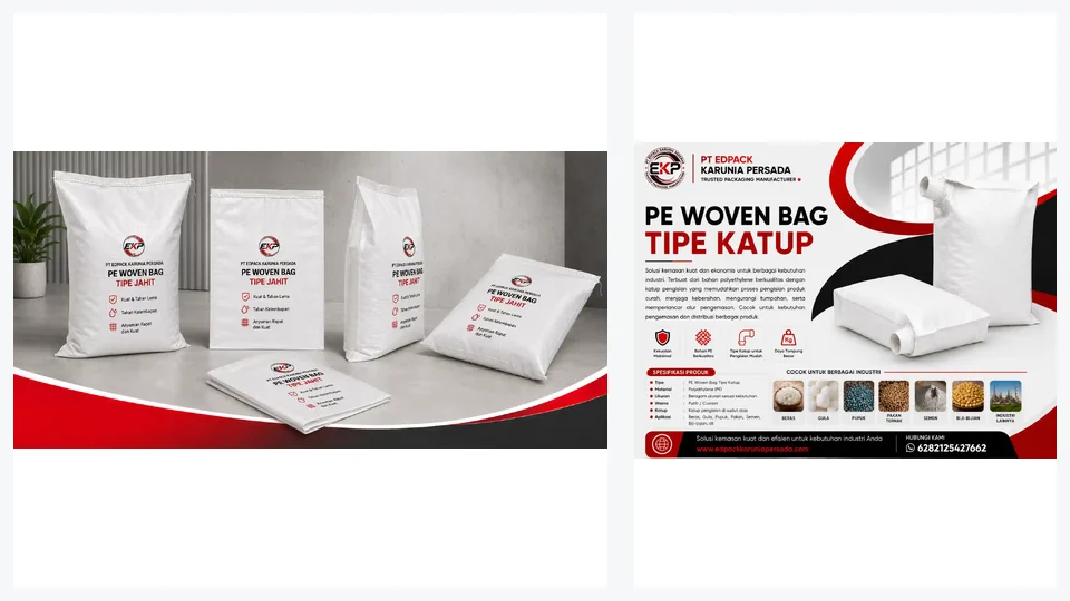 Woven Bag Polyethylene (PE) - beberapa produk perwakilan
