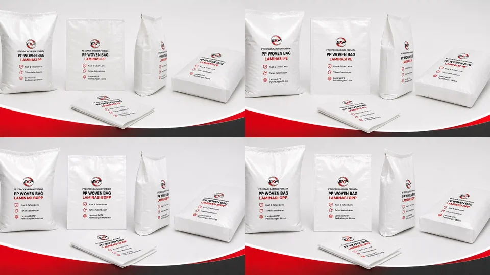 Woven Bag Polypropylene (PP) - beberapa produk perwakilan