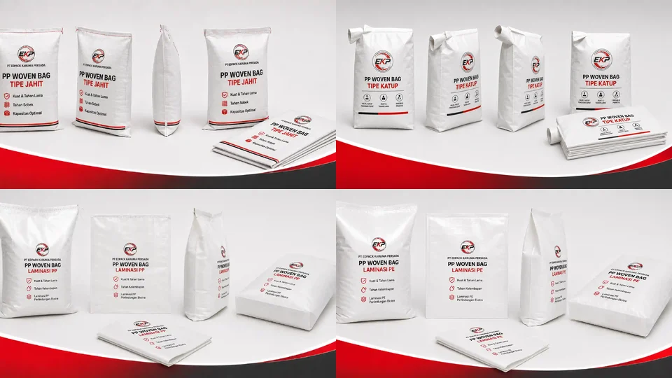 Woven Bag Polypropylene (PP) - beberapa produk perwakilan