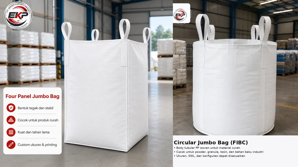 Konstruksi Body Jumbo Bag - beberapa produk perwakilan