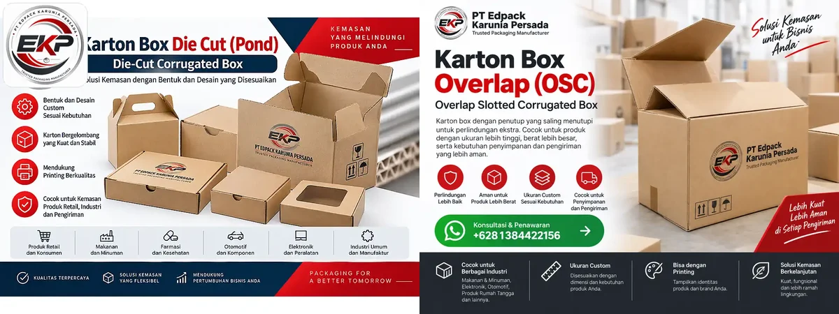 Kemasan E-Commerce - beberapa produk perwakilan