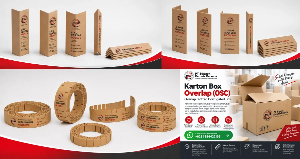 Palletisasi - beberapa produk perwakilan