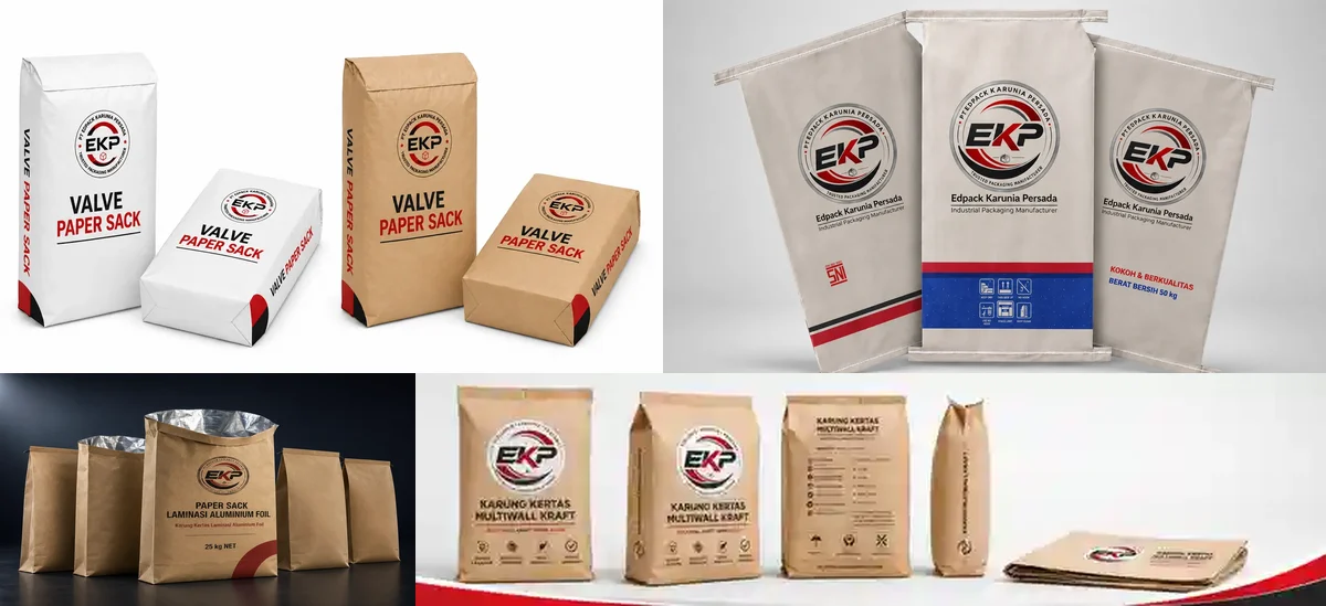 Paper Sack - beberapa produk perwakilan